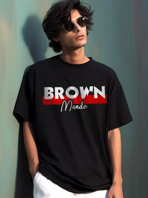 brown munde punjabi tshirt