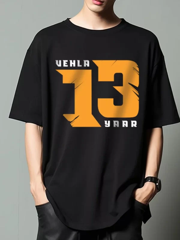 Vehla 13 Yaar Punjabi Quote tshirt